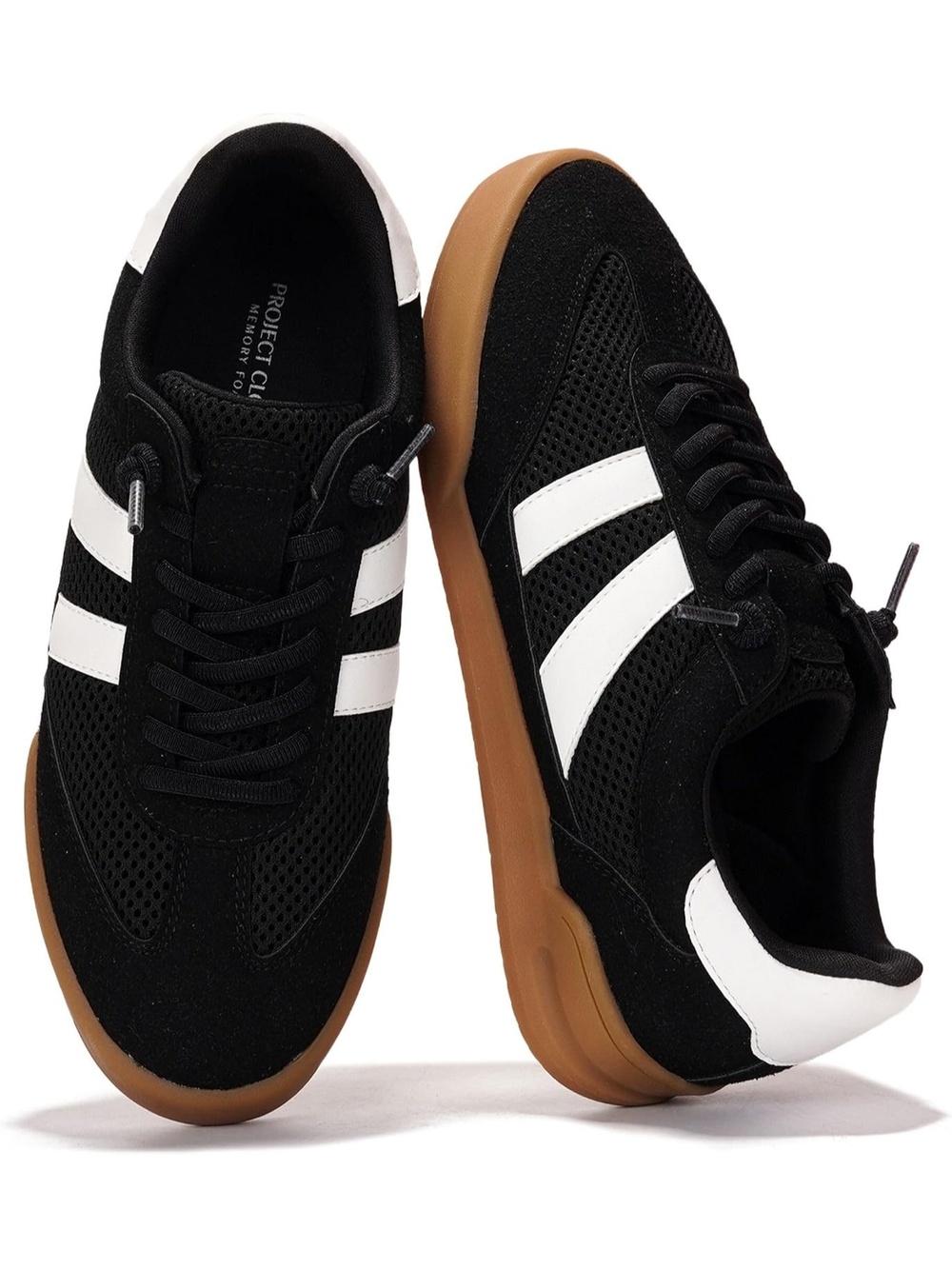 Women's Black Closed Toe Slip On Verdy Fashion Mesh Casual Walking Sneaker